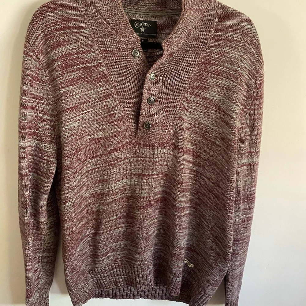 Converse Men's Burgundy Sweater